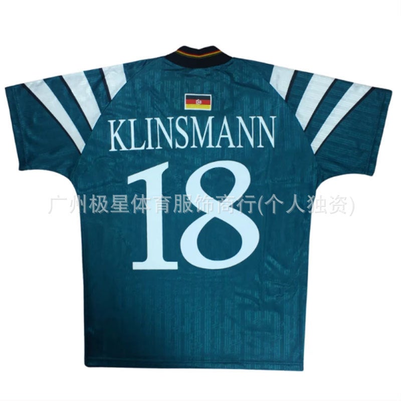 1990 Germany Jersey Retro Football Jersey Suit Men'S No.18 Klinsmann No.3 Bremer Training Jersey - Image 1