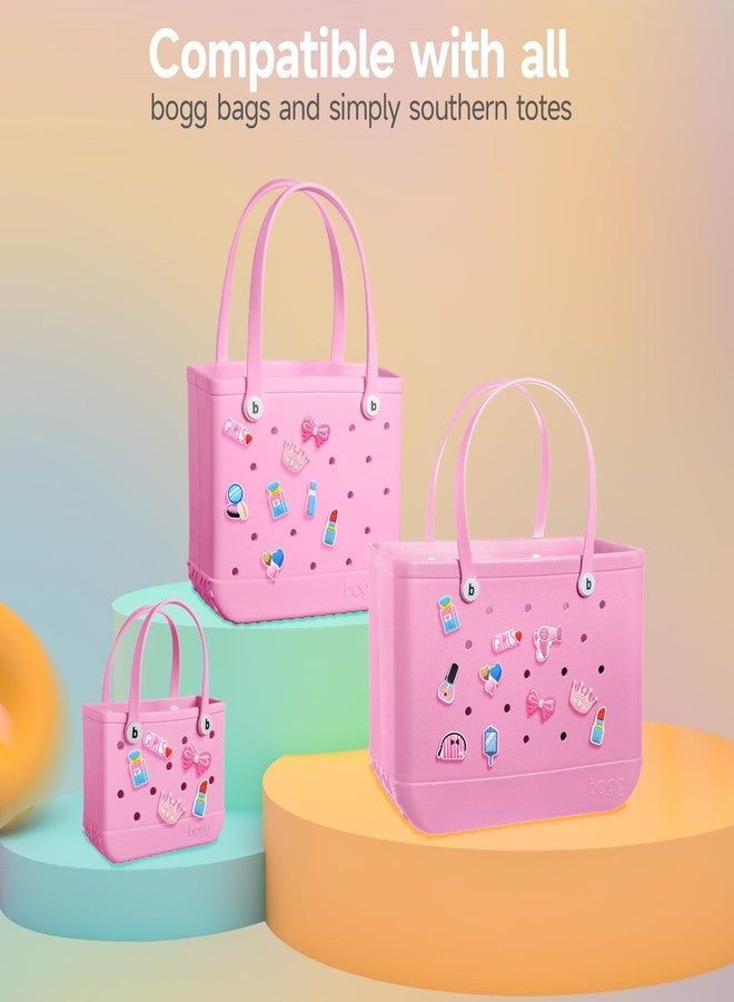 Yonuni 12pcs Charms for Bogg Bag, PVC Beach Charms for Simply Southern Totes, Insert Decorative for Handbag Beach Tote, Plastic, No Gemstone - Image 2