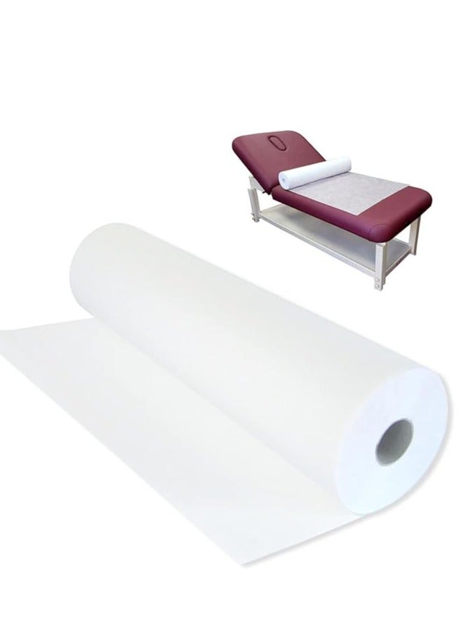 جلوبال ستار ملاءات سرير غير منسوجة للاستعمال مرة واحدة من جلوبال ستار 80x180 سم، 50 قطعة في لفة واحدة، أغطية سرير مقاومة للماء للمساج، التاتو، وطاولات الفحص - Image 1