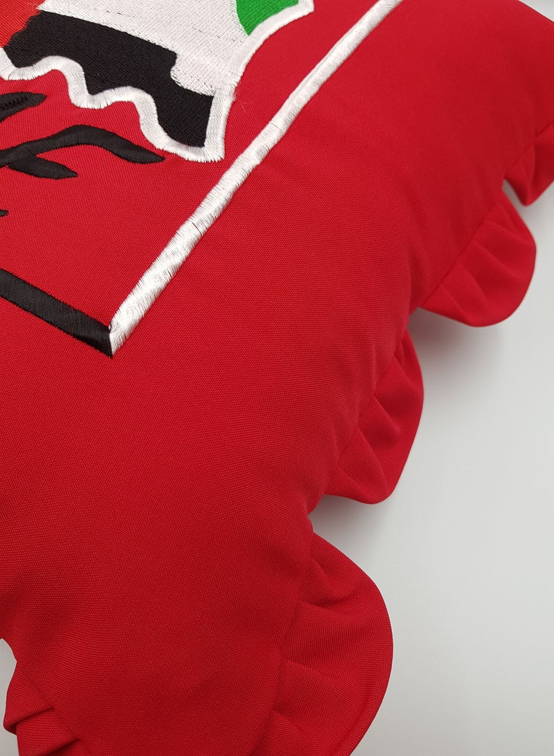 Passion District UAE Flag Cushion (Red) 40*40 cm - Image 3