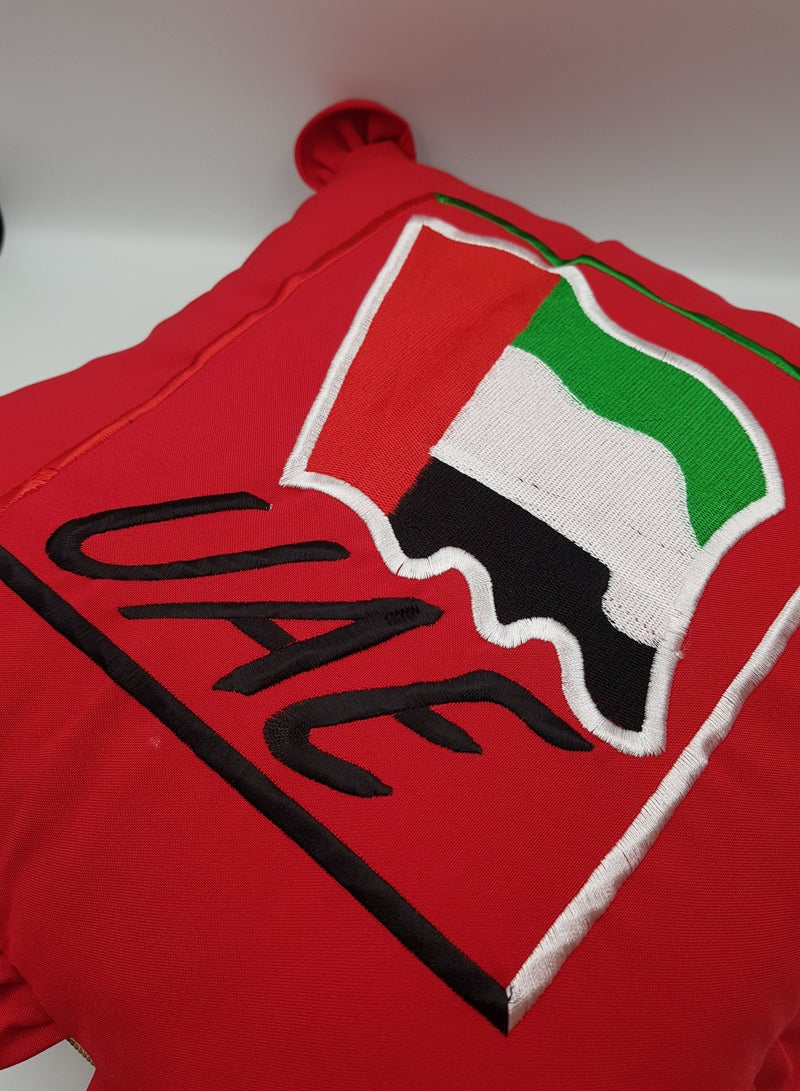 Passion District UAE Flag Cushion (Red) 40*40 cm - Image 2