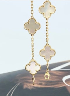 Van Women's four-leaf clover five-flower bracelet laser style  - Image 4