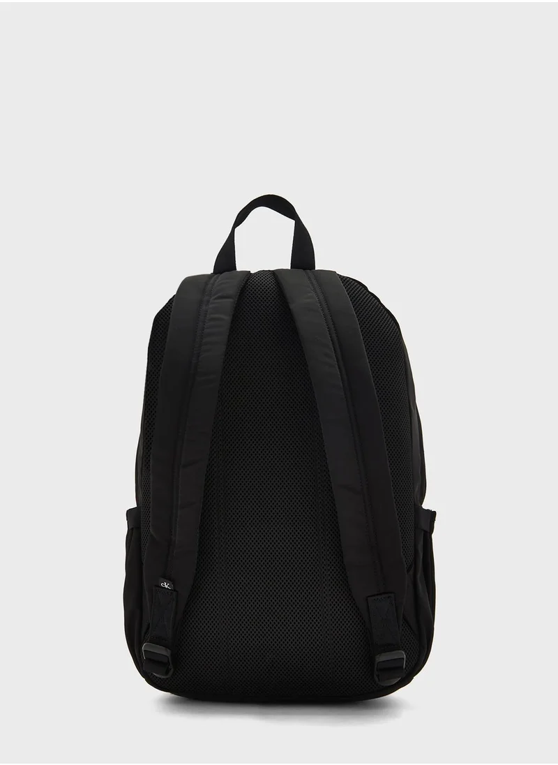 Calvin Klein Jeans Logo Front Zip Backpack