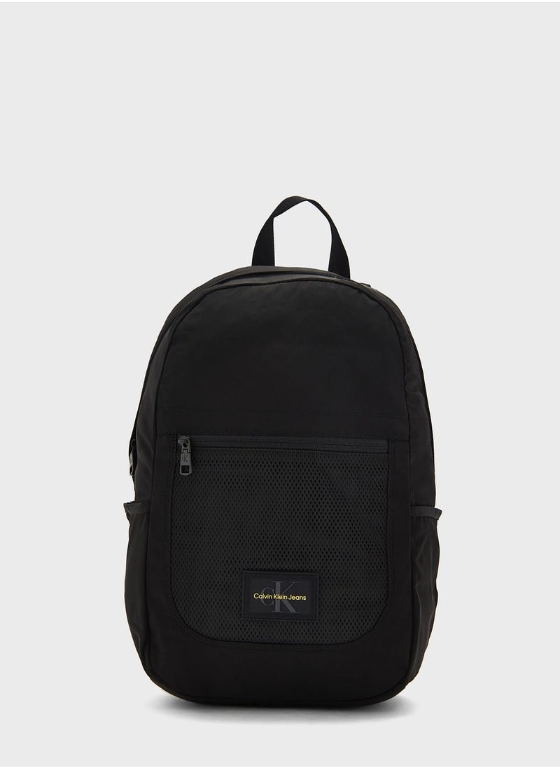Calvin Klein Jeans - Logo Front Zip Backpack - Image 1