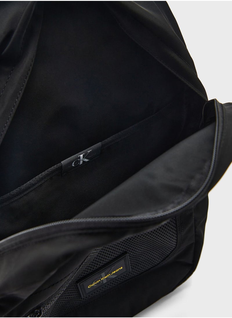 Calvin Klein Jeans - Logo Front Zip Backpack - Image 1