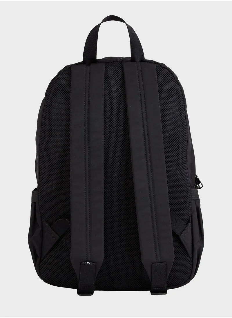 Calvin Klein Jeans Logo Front Zip Backpack