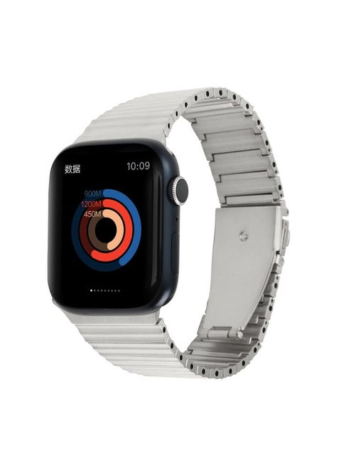 Replacement Strap Ocean Metal Replacement Watch Band For Apple Watch 2 42 mm Silver