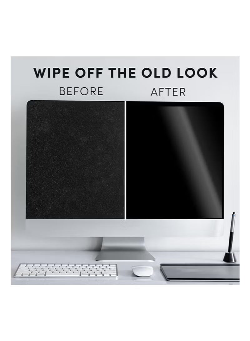 Opula 150ml Screen Cleaning Kit，Screen Cleaning Spray and Wipes，Computer Screen Cleaner，TV Screen Cleaner for Smart TVs and Monitors，Laptops，MacBooks，iPads and Electronic Devices - Image 2