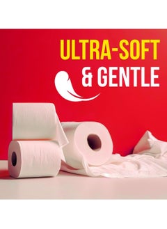 Maxi Supercarta 3-Ply Tissue Paper Toilet Rolls - 8 Rolls, 172 High Absorbent Sheets per Roll - Extra Soft, Durable & Highly Absorbent Tissue  - Image 3