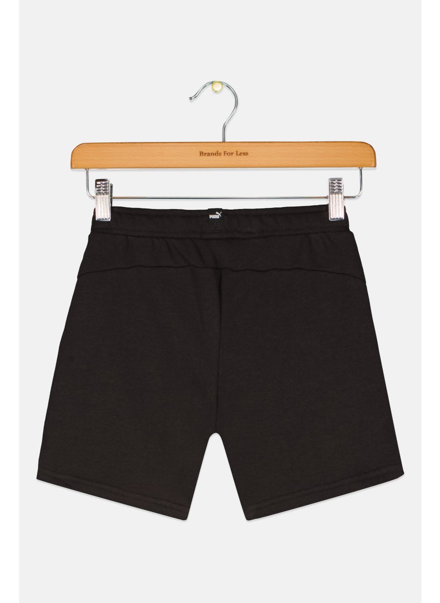 PUMA Kids Boy Sportswear Fit Brand Logo Training Short, Black  - Image 2
