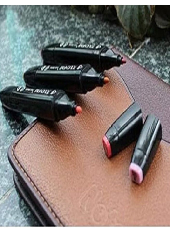 مجموعة من 5 أقلام تحديد مزدوجة (ألوان متنوعة)