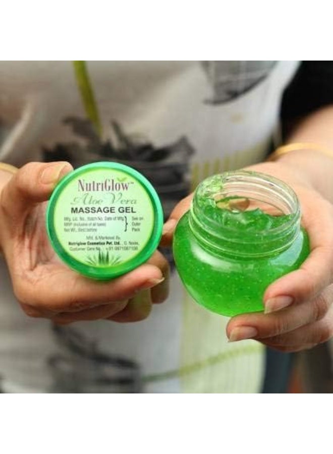 NUTRIGLOW NutriGlow Aloe Vera Gel | Nourishing & Moisturizing 100g  - Image 4
