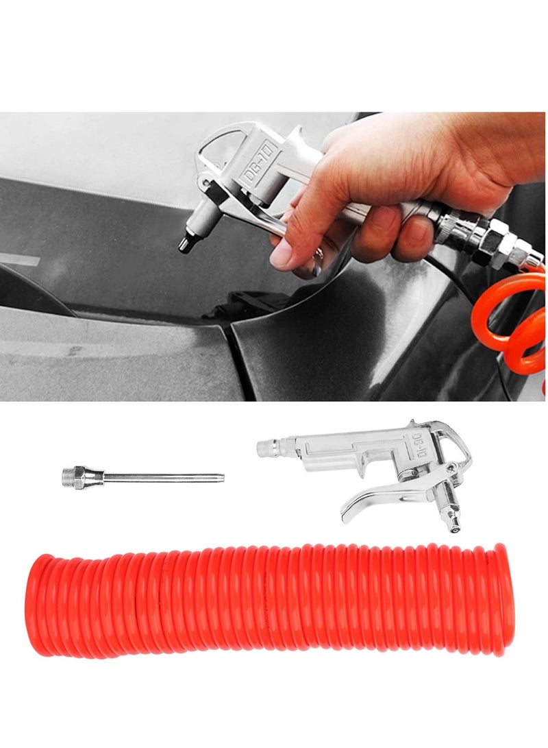 عباسلي خزان علوي من مادة PVC مع فلتر طلاء ومسدس منفضة هواء مع خرطوم 10 متر للتنظيف والطلاء - Image 5