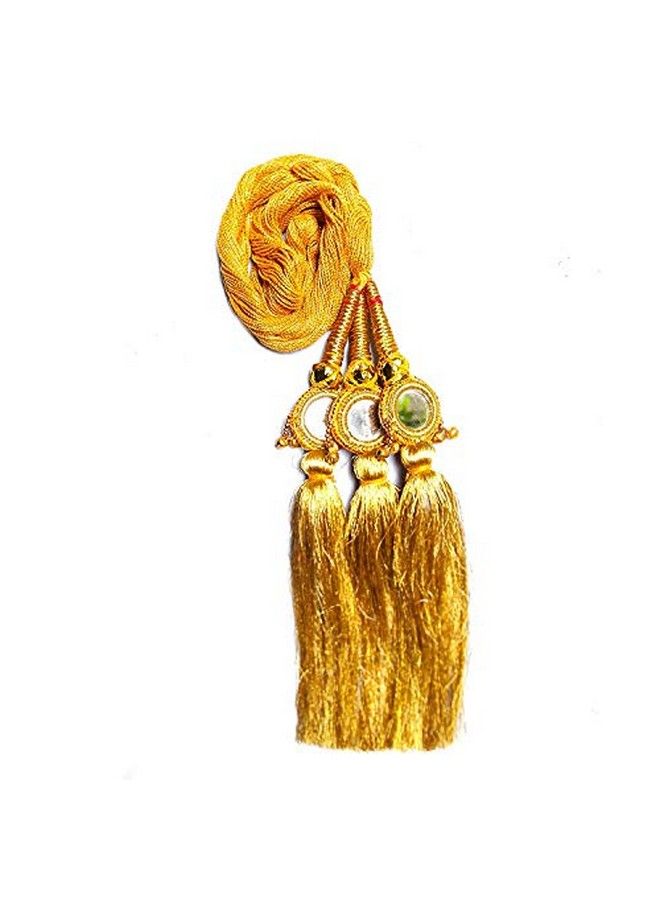 Paradise Hair Paranda;Parandi For Women And Girls Braids Extensions For Women And Girls;Hair Choti For Women (Full Golden)  - Image 3