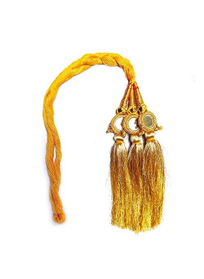 Paradise Hair Paranda;Parandi For Women And Girls Braids Extensions For Women And Girls;Hair Choti For Women (Full Golden)  - Image 4