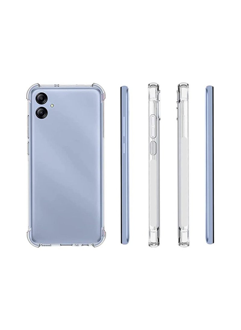 Generic - ase Compatible with Samsung Galaxy A04e, Cover Silicone Transparent TPU Gorilla Anti-shock Protector Camera Shockproof Corners For Samsung Galaxy A04e - Clear - Image 1
