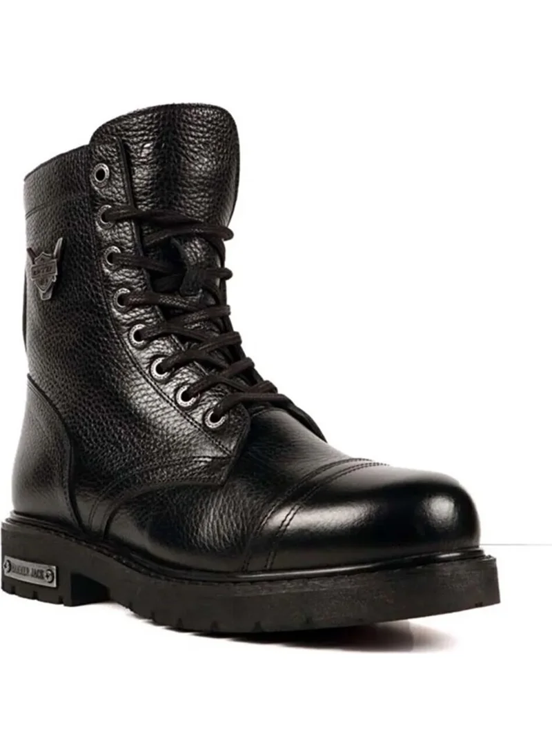 Hammer Jack Black Floater Leather Men's Boots 102 18505 V5