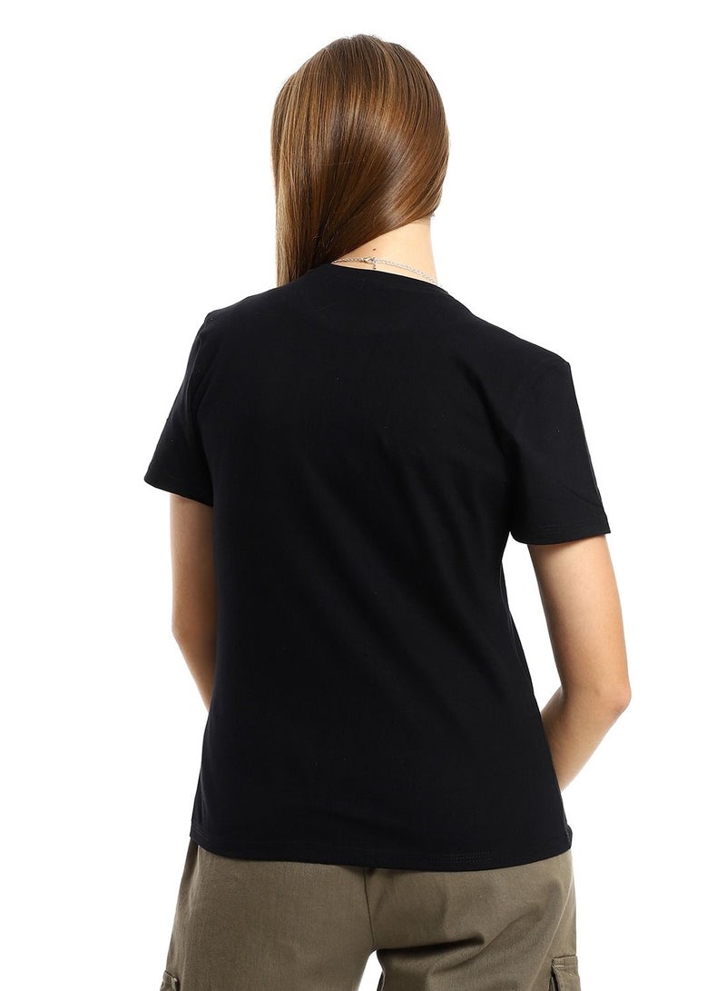Mesery Cotton Printed T-Shirt For Women  - Image 3