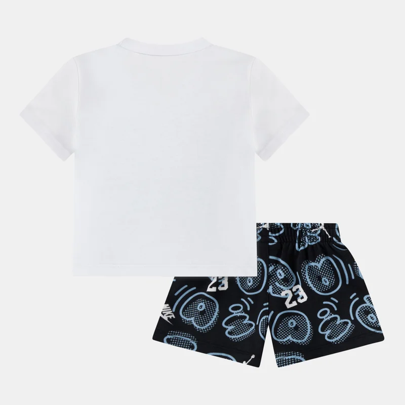 Nike Kids' Movement Lines T-Shirt and Shorts Set