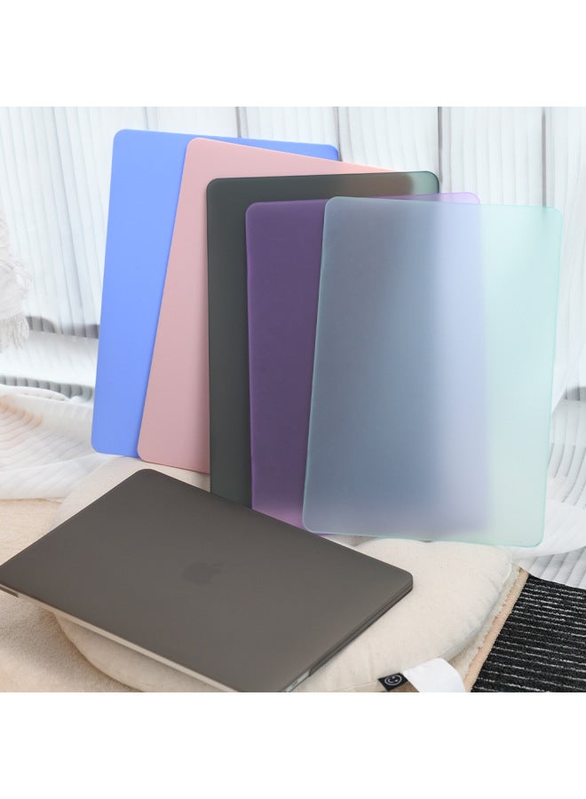 For M4 Apple Laptop Protective Case Frosted Crystal Case Macbookair Protective Case-Color:(Plane) Matte Transparent White-Applicable Model:M4pro14（A3112/A3185/A3401/A2992/A2918/A2779/A2442） - Image 4