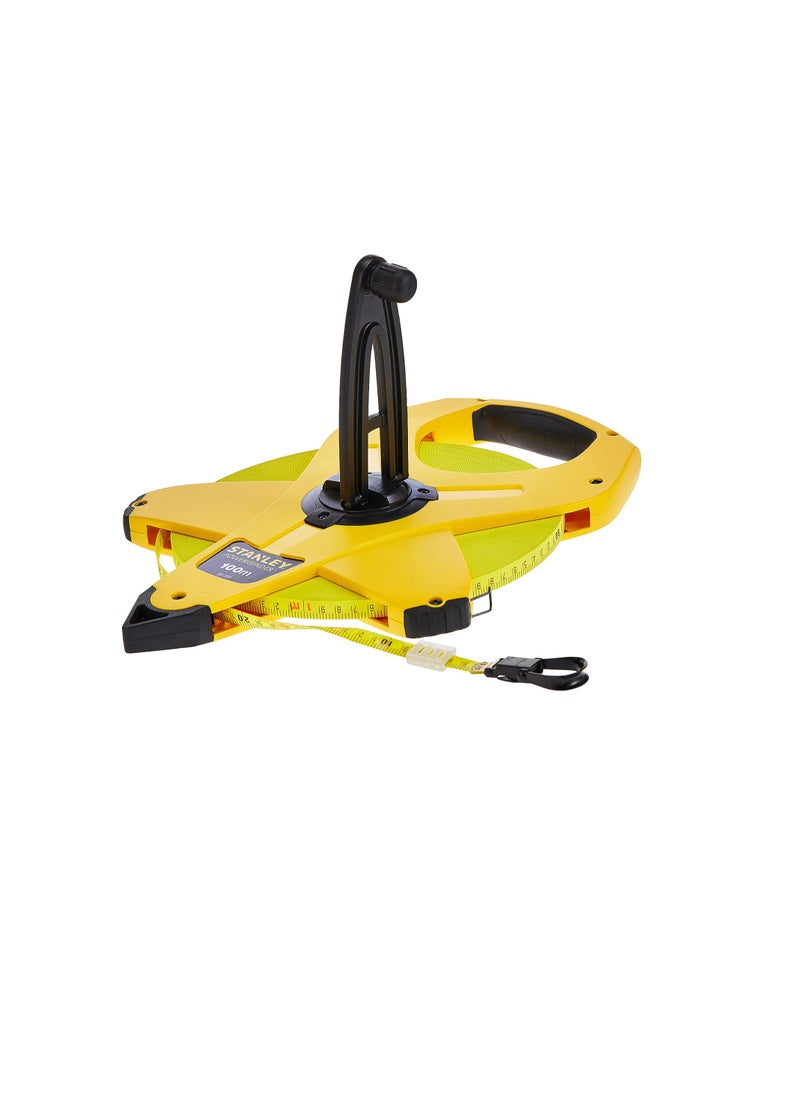Stanley Measures 100m x 13mm Power winder Fiberglass Tape  - Image 2