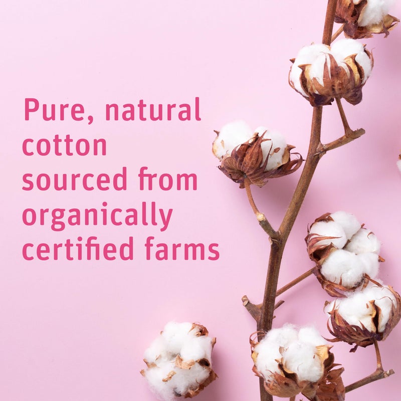 Simply Soft Premium Organic Cotton Balls, 600 Count (3 Bags) 100% Pure Cotton, Certified Organic, Hypoallergenic, Large, Soft & Absorbent for Beauty, Cosmetics, Skin Care, Lint Free - Image 3