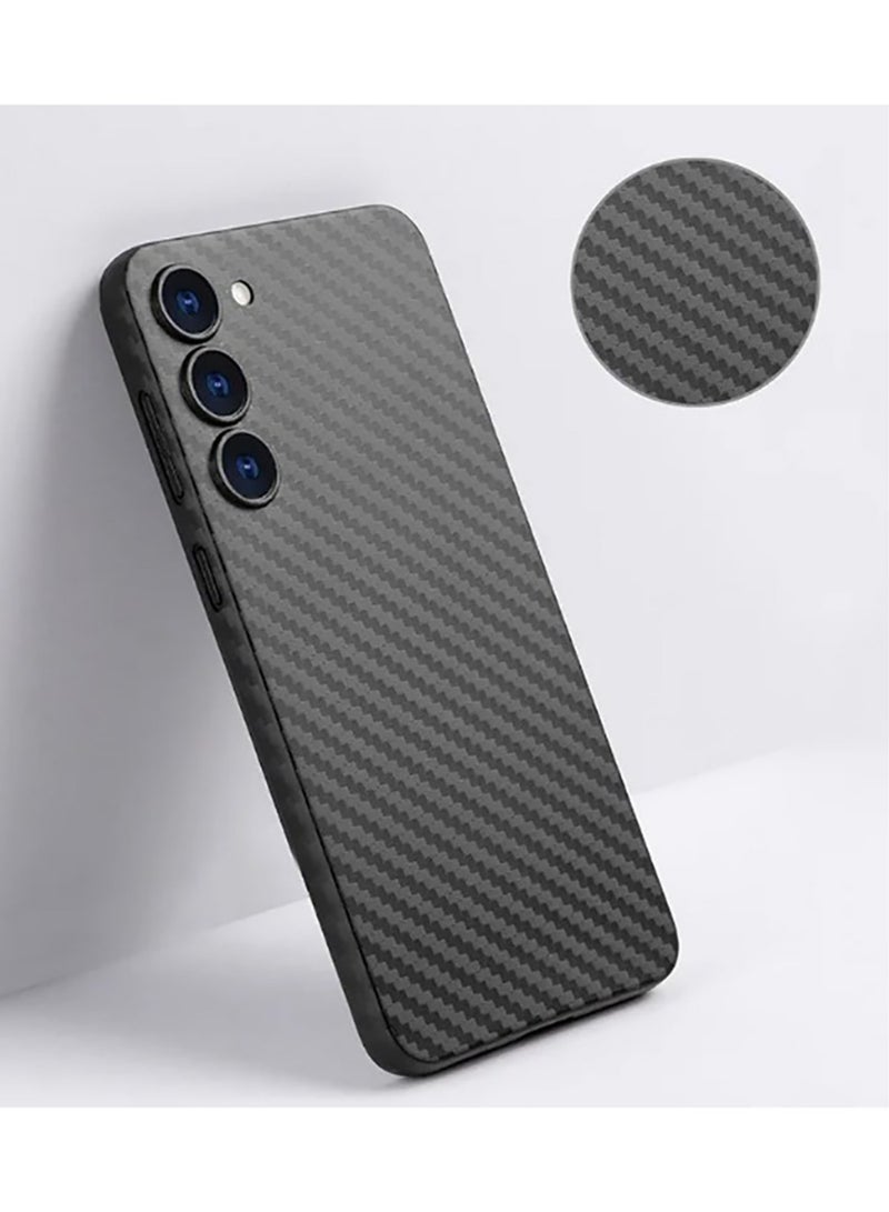 Carbon Fiber Texture Ultra Light Ultra Thin Protective Case Cover for Samsung Galaxy S25  (Black)  - Image 3
