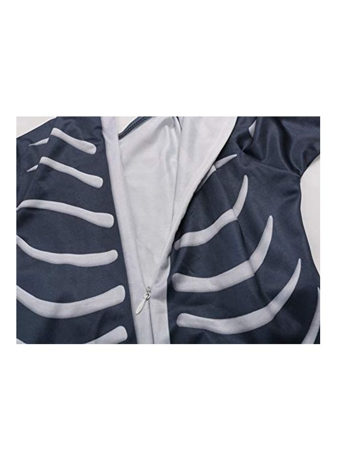 NIBEMINENT 2-Piece Fortnite Halloween Costume And Mask Set 140cm  - Image 4