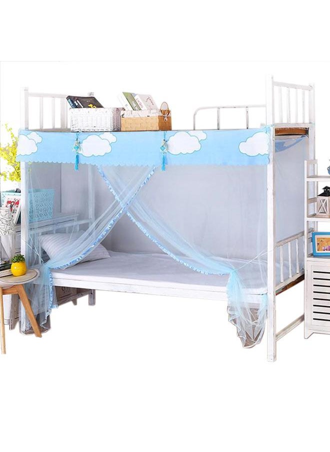Bluejw - College Student Dormitory Mosquito Net 1.0m Bed 0.9 Grain Net Single 1.2 M Household Upper And Lower Bunk Bed 1 M Cotton - Image 1