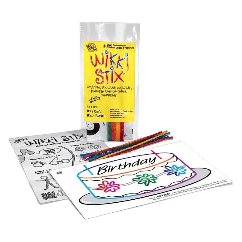 WikkiStix Wikki Stix Birthday Fun Favors â€“ Made in USA | Creative Arts & Crafts for Kids | Party Favors, Goodie Bag Stuffers, Pinata Fillers, Birthday Games | Mess-Free, Non-Candy Alternative - Image 2