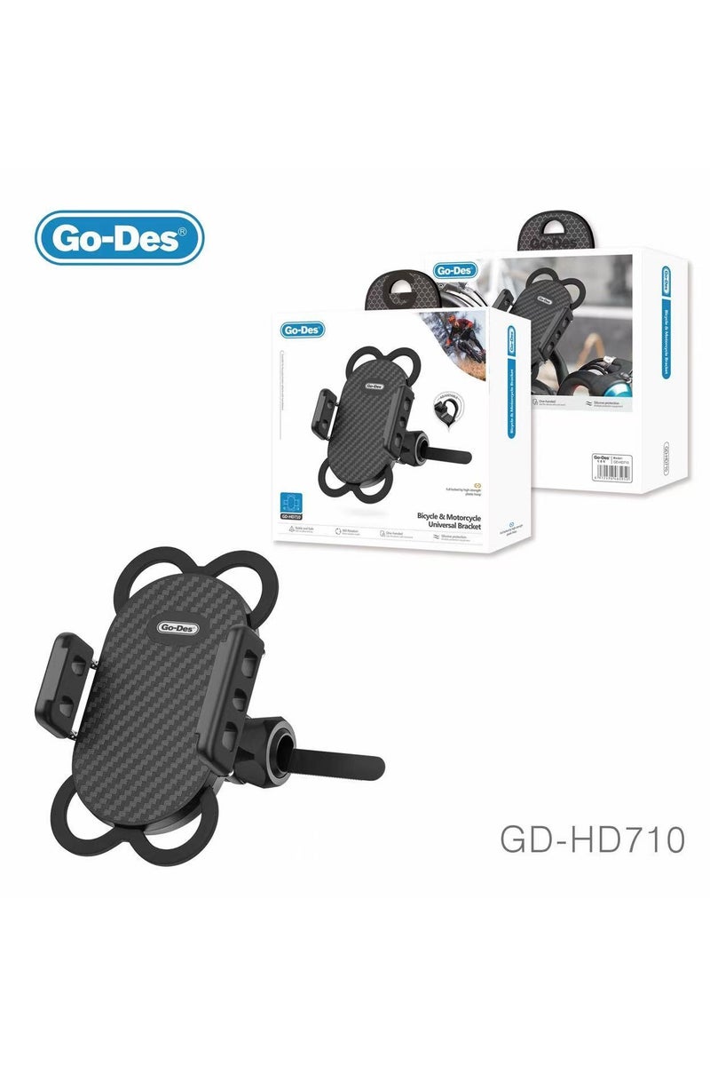 جو-ديز حامل هاتف للسيارة قابل للتعديل من السيليكون العالمي للدراجات الهوائية، حامل هاتف محمول للدراجة، حامل هاتف محمول بمقود الدراجة، شريط سيليكون، حامل هاتف محمول للدراجة النارية