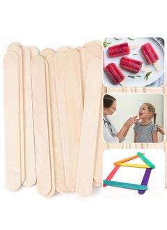 Generic 100 Pieces Large Wooden Wax Sticks Wax Applicator Sticks Body Hair Removal Sticks Applicator Spatula  - Image 4
