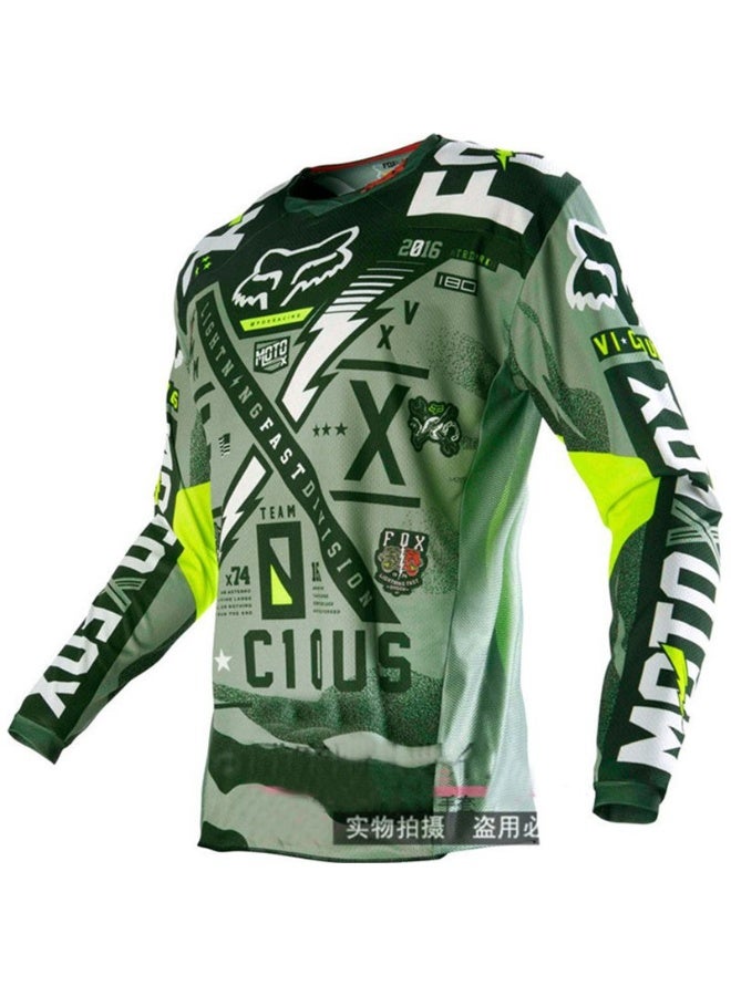 Fox Men's Outdoor Cycling Suit Off-road Road Mountain Bike Cycling Tops - Image 1