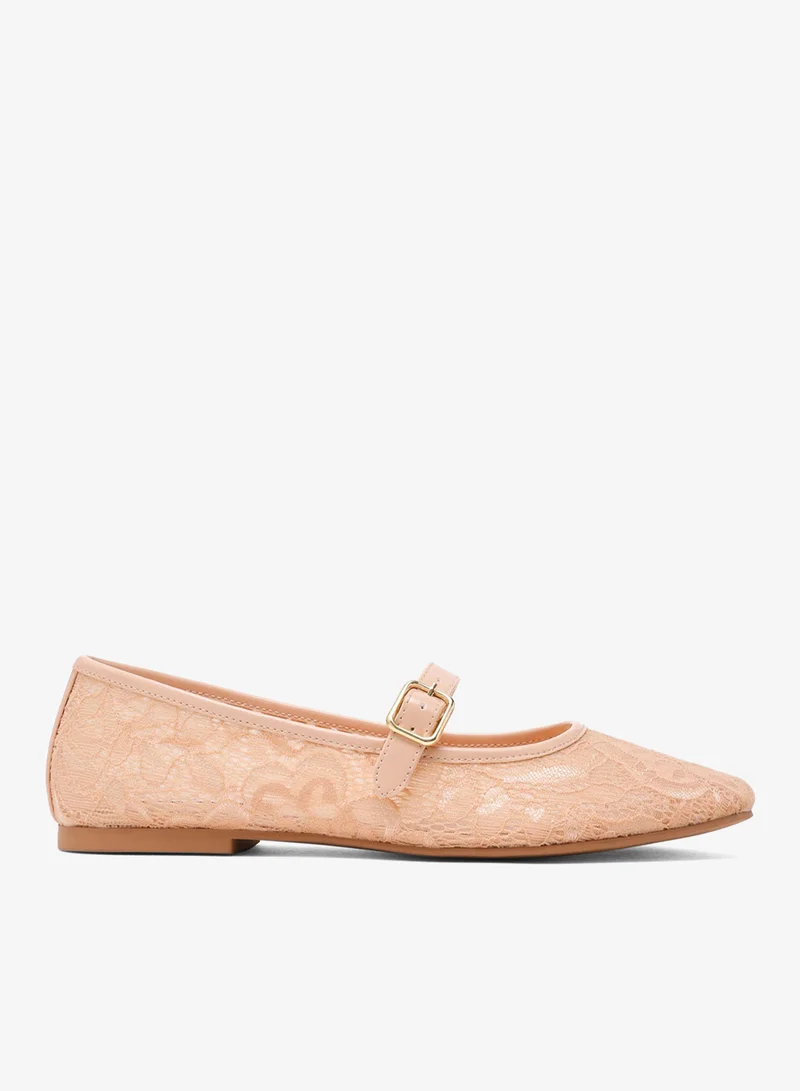 ستيف مادن Steve madden wildflower-l women's blush lace ballerinas shoes