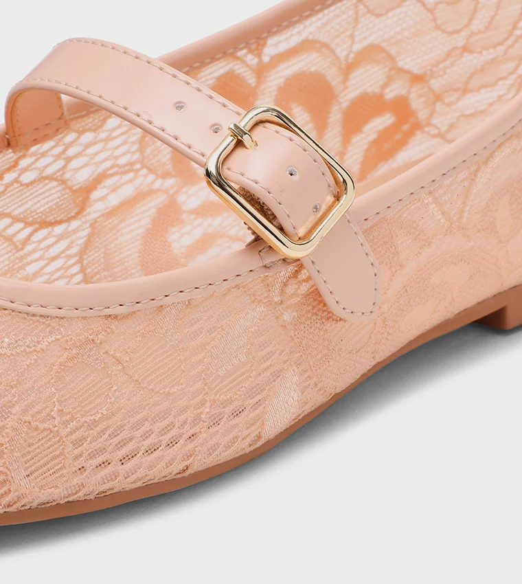 ستيف مادن WILD10S1-BL5 Dusty Pink Women's Ballerina Flats