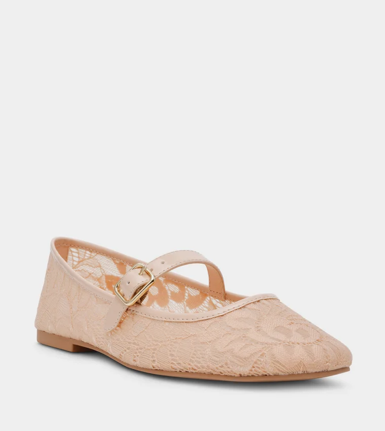 ستيف مادن WILD10S1-BL5 Dusty Pink Women's Ballerina Flats