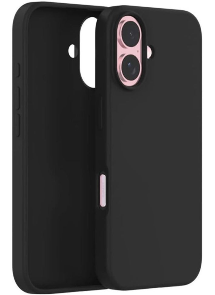 "New Liquid Silicone Case for iPhone 16 Plus – Ultra Slim Design with Soft Anti-Scratch Microfiber Lining & Drop Protection"
