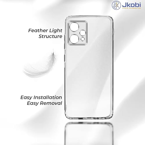 Jkobi Back Cover for Realme 9 Pro Plus | Realme 9 4G (Silicone Clear Shockproof Case with Camera Protection | Soft and Flexible | Transparent) - Image 2