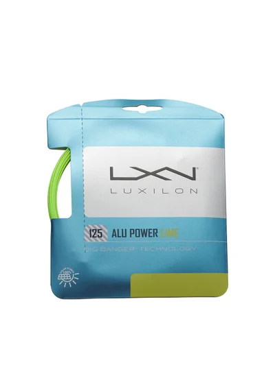 Wilson Alu Power 125  Lime Tennis String - Set 40ft. ( 12.2m), String Gauge : 16 (1.25mm)