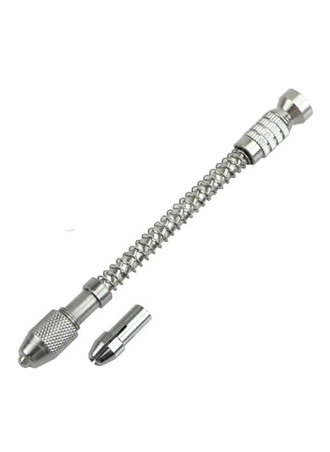 Diy Crafts CT-DIY-HI-27192 Pin Vise Wood Spiral Hand Push Drill Chuck Micro Twist Bit, # 2, Drill (Multicolor)