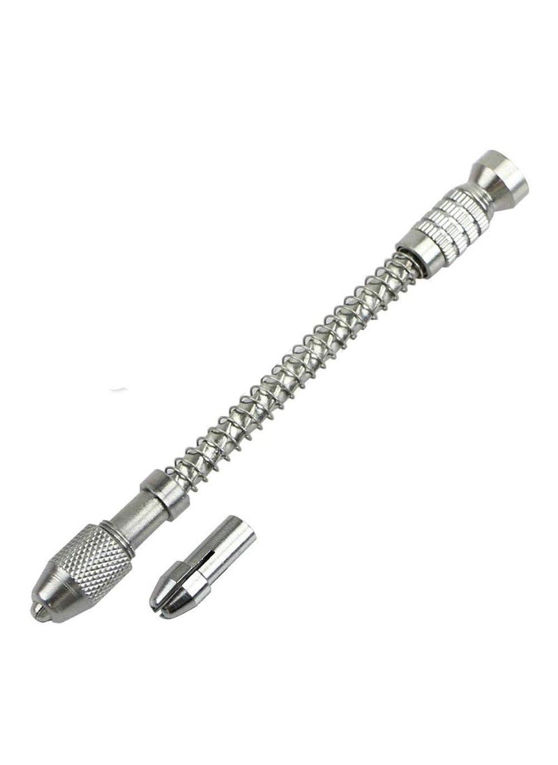 DIY Crafts Diy Crafts CT-DIY-HI-27192 Pin Vise Wood Spiral Hand Push Drill Chuck Micro Twist Bit, # 2, Drill (Multicolor)  - Image 1