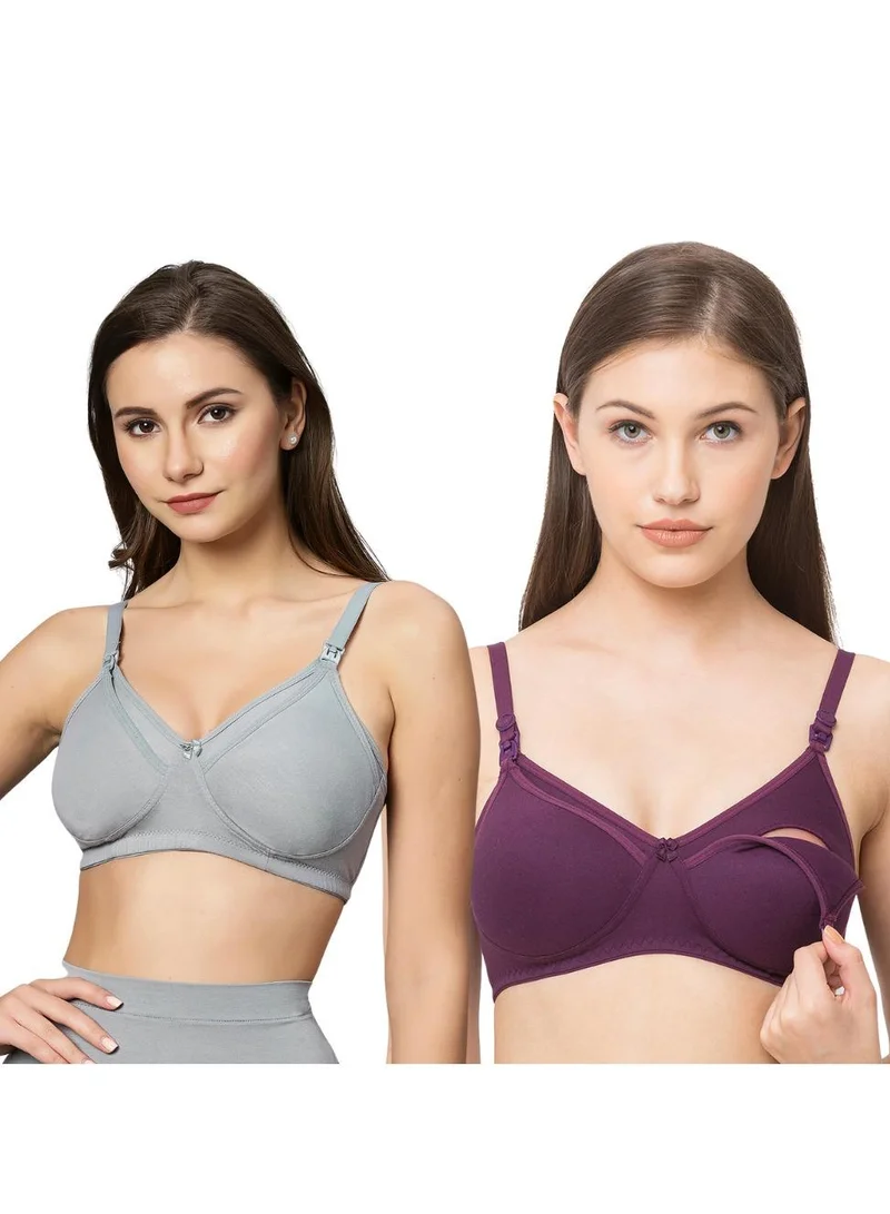 TUMMY Cotton Maternity Postpartum Without Underwire Nursing Bra for Breastfeeding