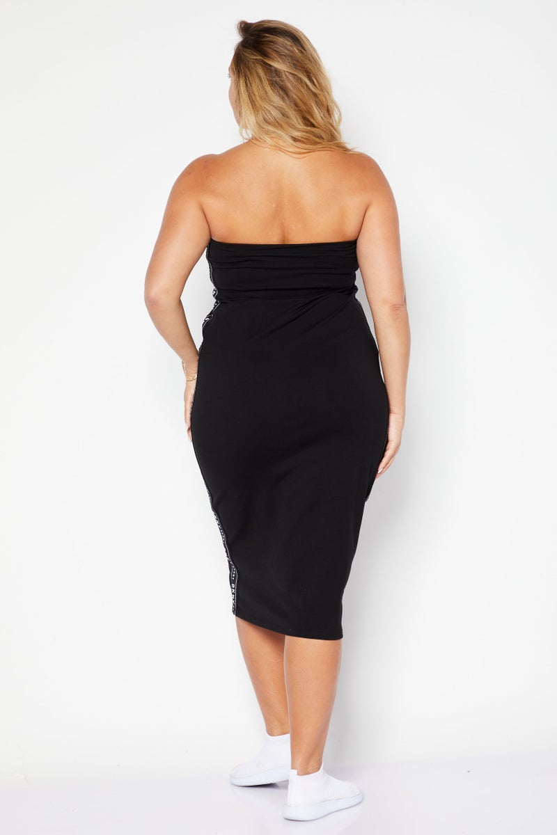 DKNY Sport Women Sportswear Fit Brand Logo Outdoor Dress, Black - Image 4