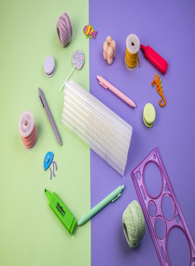 ماريو عصا غراء ماريو الشفافة متعددة الاستخدامات بالذوبان الساخن 220 مم × 11 مم (عبوة من 40) | لاصق قوي ومتين | للاستخدام في الأعمال اليدوية والحرفية والإصلاح - Image 4