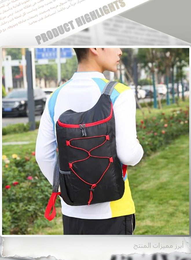 VANAHEIMR Foldable, Lightweight Backpack – Water-Resistant Daypack (Ideal for Hiking, Sports, and Outdoor Activities) – Ultra-Compact, Durable, Unisex Backpack - Image 4