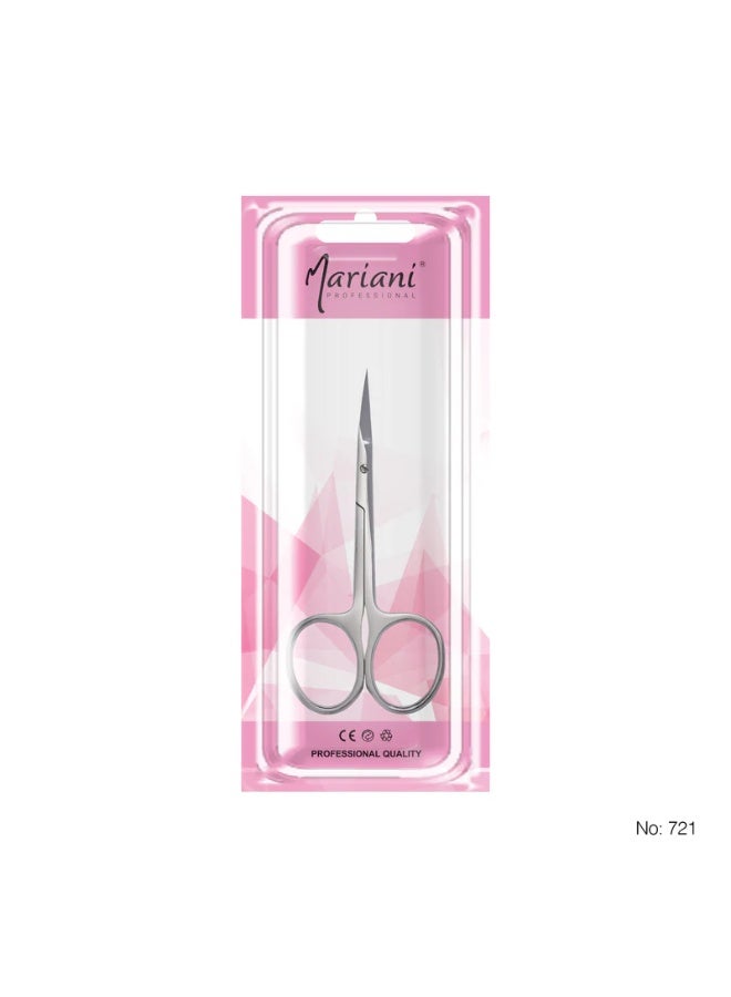 Mariani Professional Stainless Steel Eyebrow Scissor Mariani 2 Pcs - Image 1