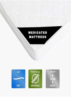 House One Pretty | Bed Mattress 90x190 cm 90x200 cm 120x200 cm 150x200 cm 180x200 High 12 cm - White  - Image 2