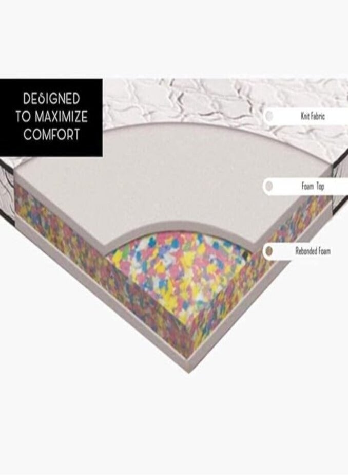 House One Pretty | Bed Mattress 90x190 cm 90x200 cm 120x200 cm 150x200 cm 180x200 High 12 cm - White  - Image 3
