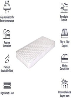 House One Pretty | Bed Mattress 90x190 cm 90x200 cm 120x200 cm 150x200 cm 180x200 High 12 cm - White  - Image 4