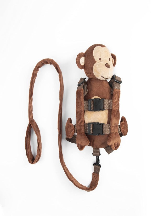 Berhapy 2 in 1 New Monkey Toddler Safety Harness Backpack Children's Walking Leash Strap（Brown） - Image 2